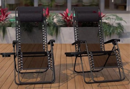 Adjustable Folding Mesh Zero Gravity Chair Set, Only $110 at Kohl's card image