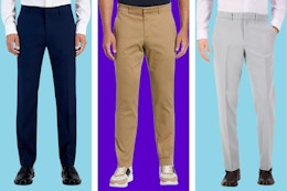 perry ellis mens dress pants