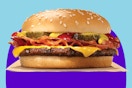 a burger king bacon cheeseburger