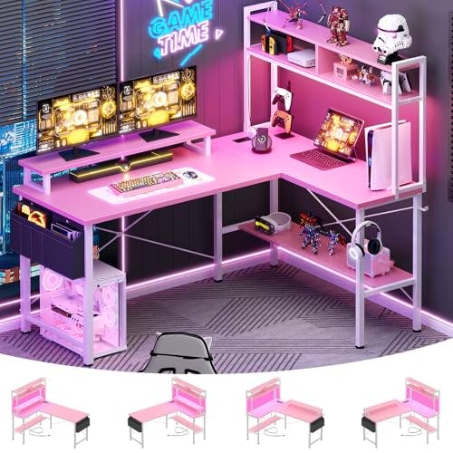 L-Shaped Gaming Desk