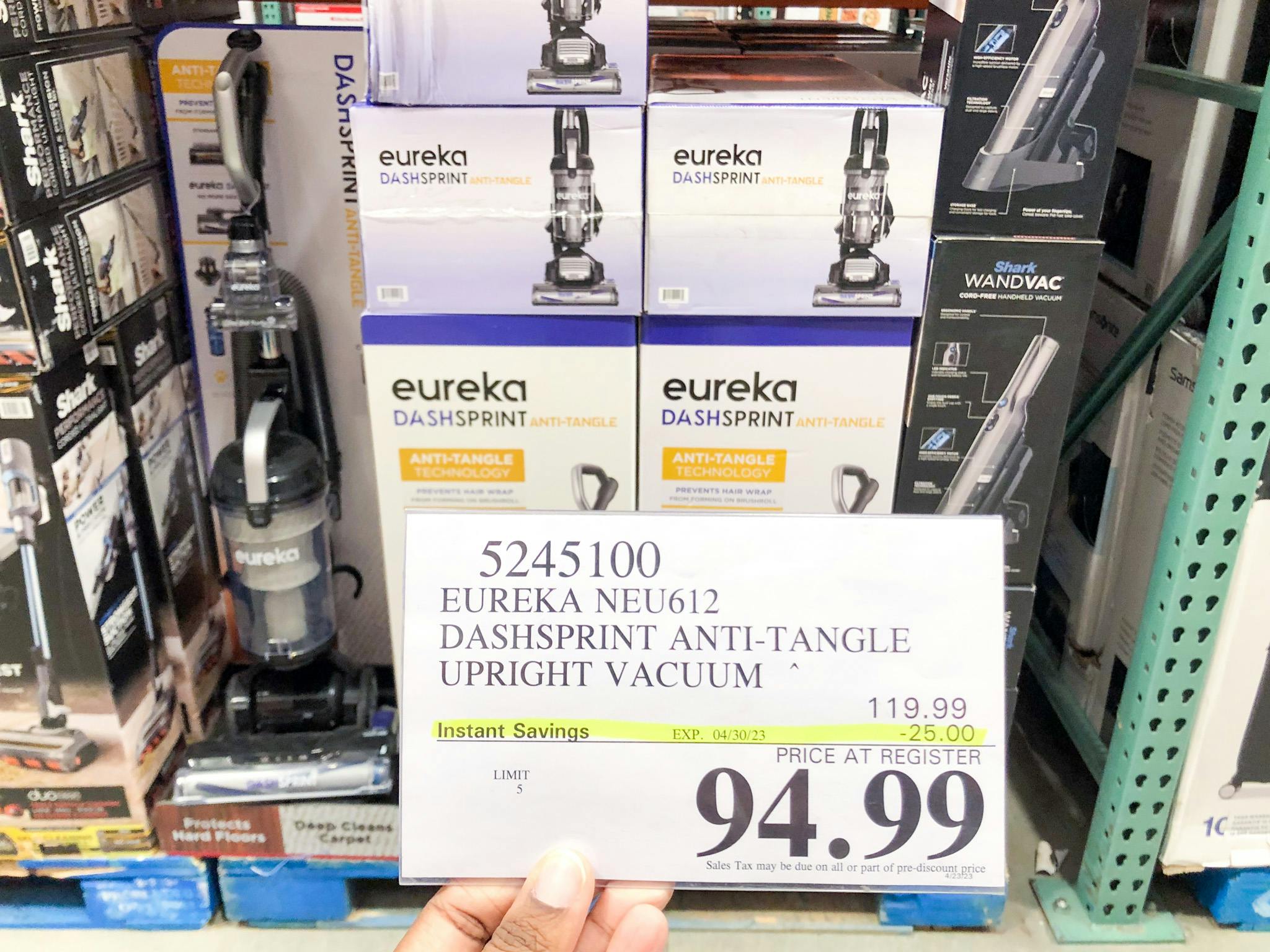 Get 25 Off on Eureka Upright Vacuum at Costco The Krazy Coupon Lady