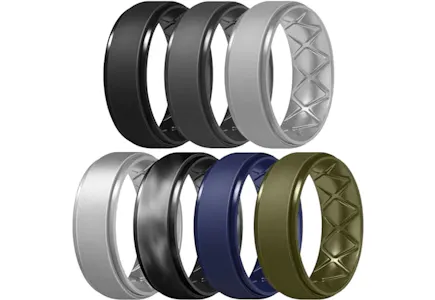 Silicone Rings 7-Pack