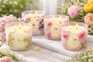 Walmart Mainstays floral jar candles