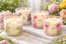 Walmart Mainstays floral jar candles