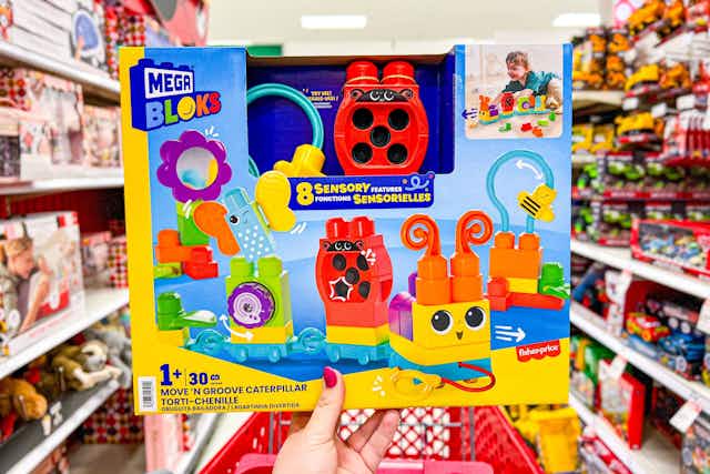 Mega Bloks Move 'N Groove Caterpillar Set, Only $7.47 at Target (Reg. $22) card image