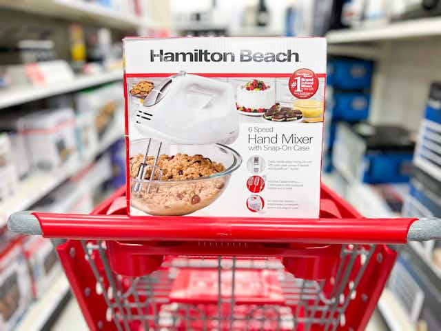 $17 Hamilton Beach Hand Mixer and $19 Electric Carving Knife at Target card image