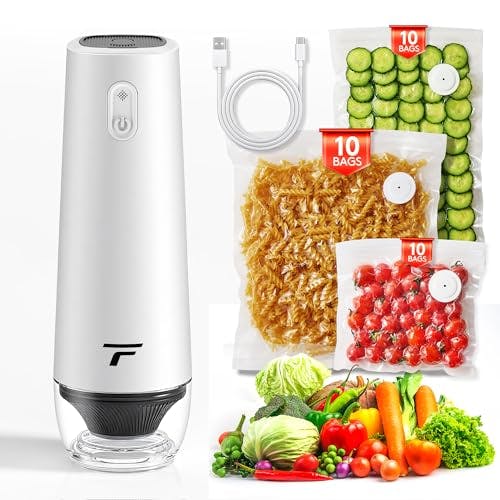 Vacuum Sealer with 30 Reusable Bags