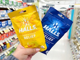 Halls 30-Count Cough Drops, $0.62 Each at Walgreens With Swagbucks Rebate card image