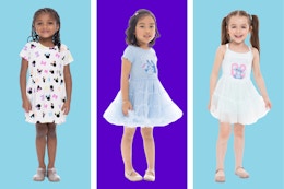 Shop Character Toddler Dresses and Rompers at Walmart — Prices Start at $6 card image