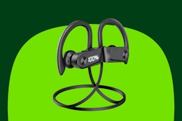 Earbuds with joining cord and ear hooks, wireless bluetooth
