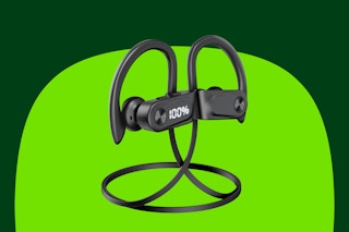Earbuds with joining cord and ear hooks, wireless bluetooth