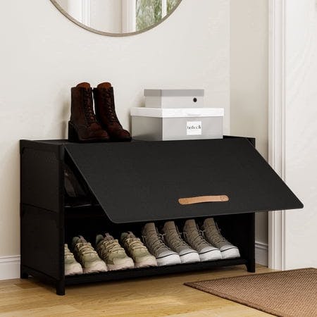 3-Tier Shoe Rack with Cover