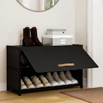 3-Tier Shoe Rack with Cover