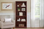 Lifestyle image of the Stylewell Bookcase in home setting near a window