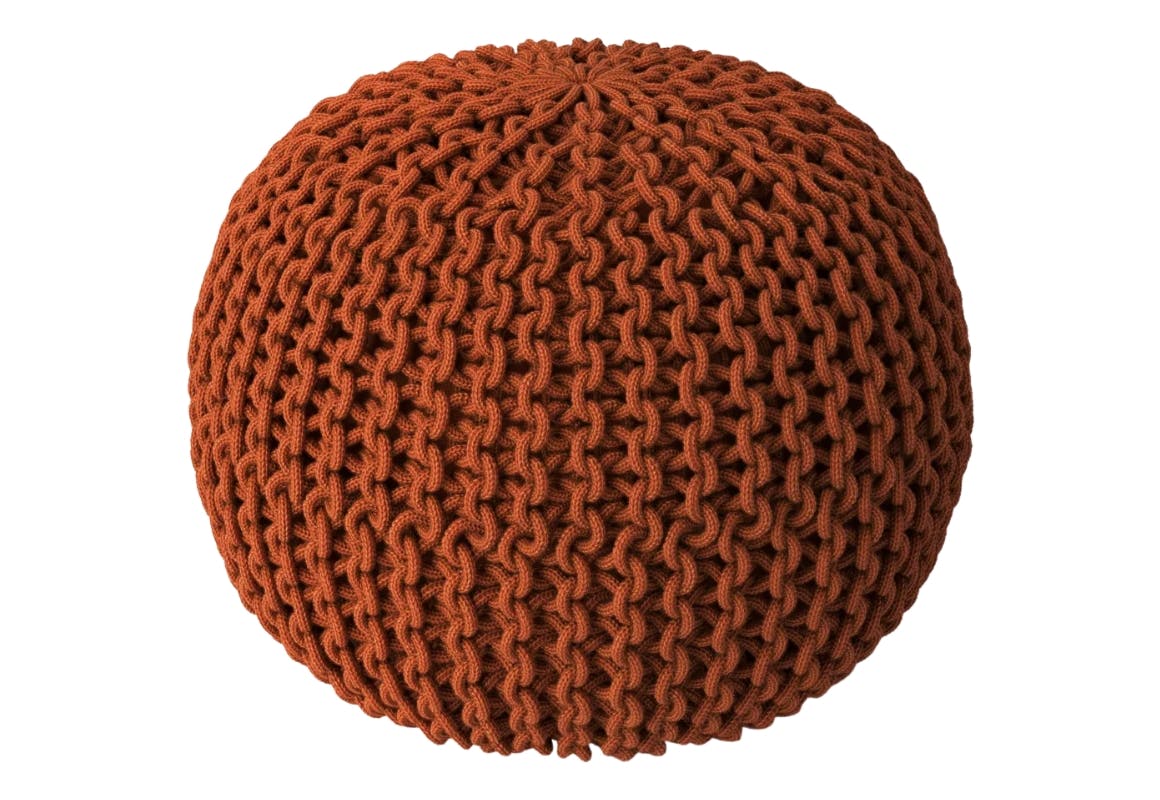 Threshold Patio Rope Knit Pouf