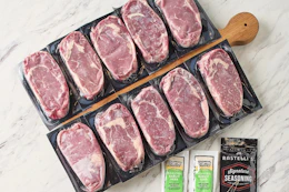 a pack of steaks