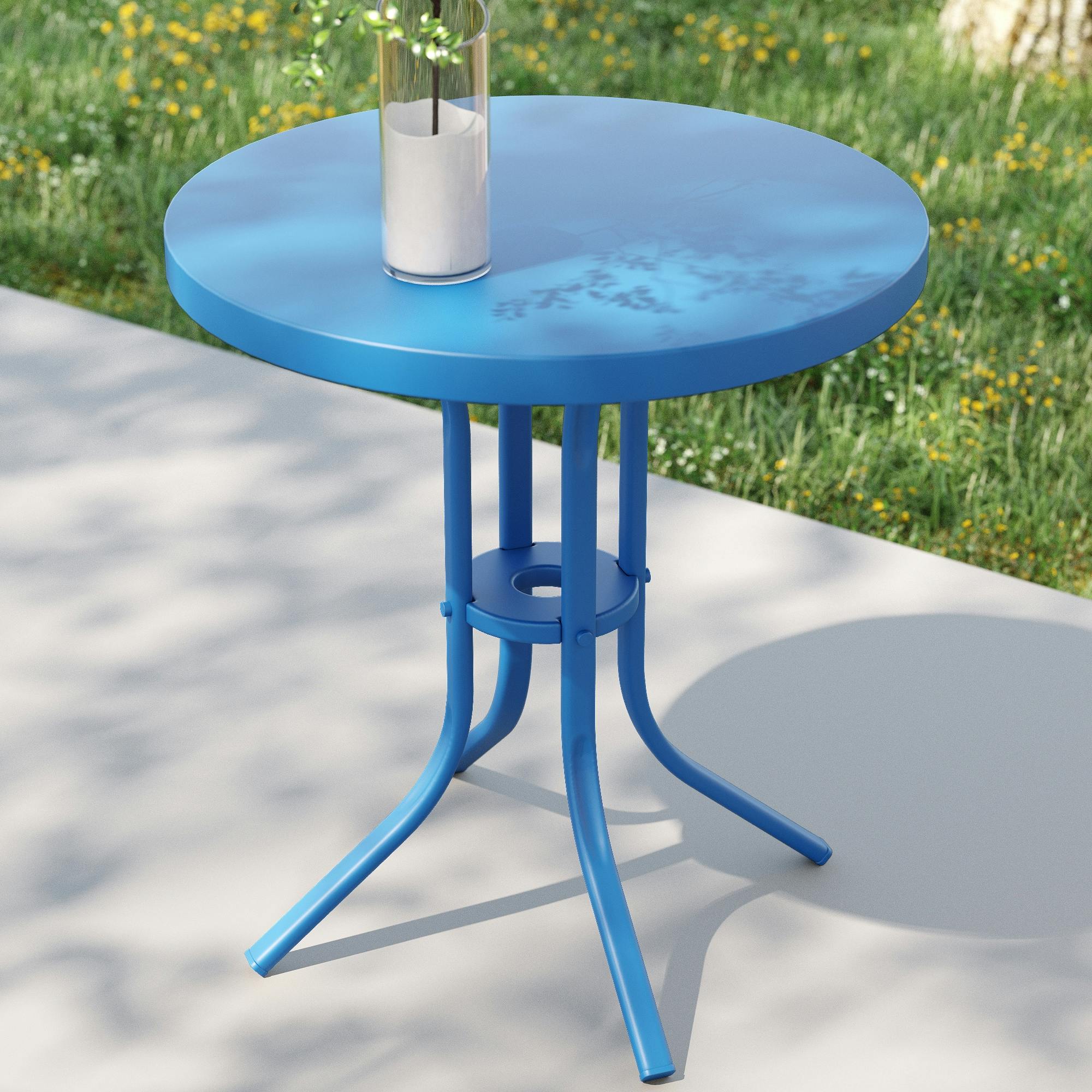 Round Outdoor Coffee Table