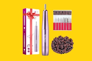 Up close look at the Electric Nail Drill File Kit