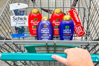 ogx colgate schick products in shopping cart