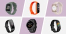 Some of the best Fitness trackers of 2022 on a grid