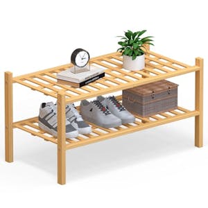 Bamboo Shoe Rack