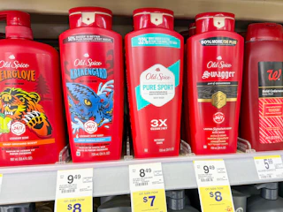 old spice body washes on walgreens shelf
