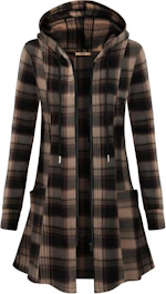 Women's Zip Up Long Hoodie