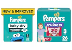 2 Pampers Diaper Packs