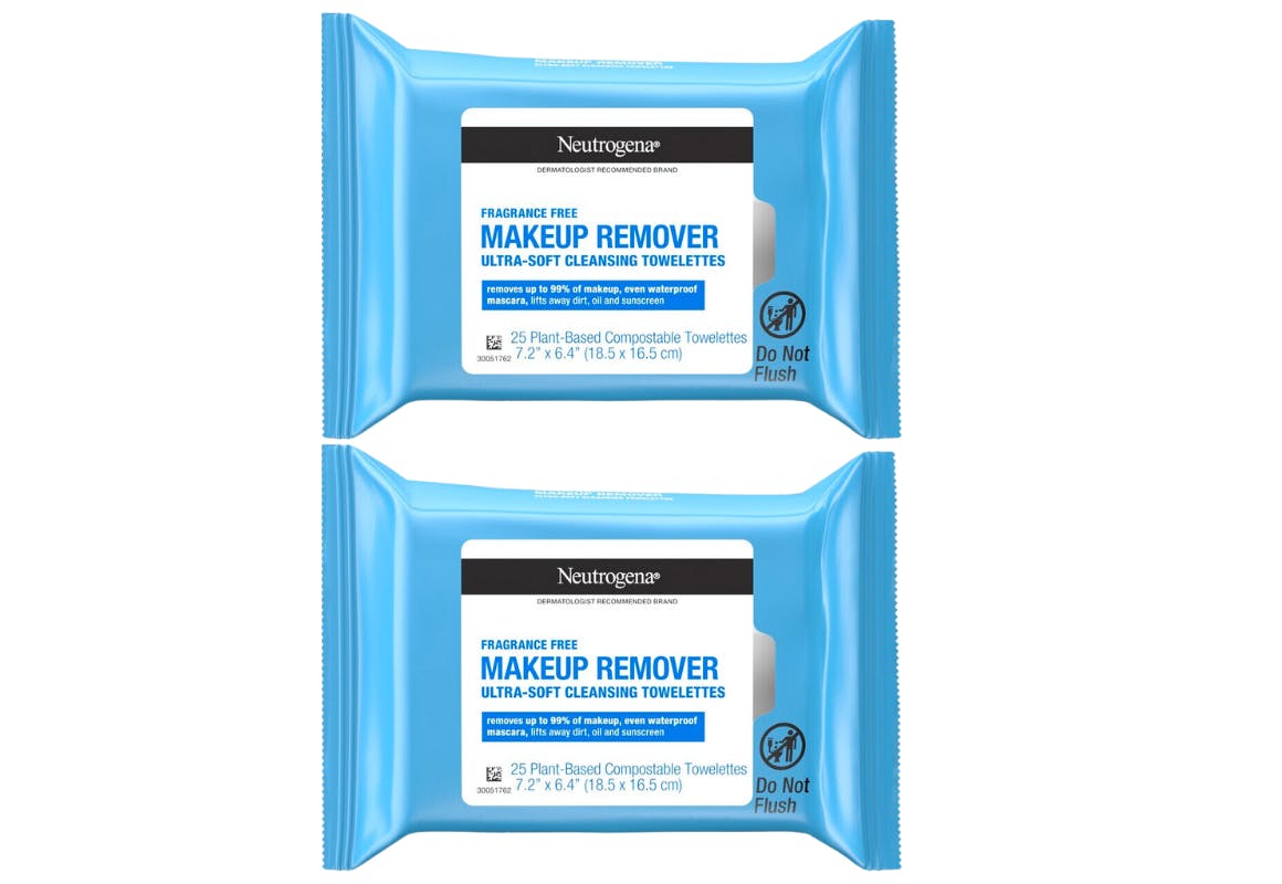 2 Neutrogena Wipe Packs