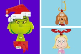 New Grinch-Themed Buildable Ornaments at Walmart for $8.88 card image