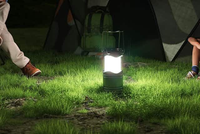 LED Camping Lanterns: Get 4 for $11.49 on Amazon card image
