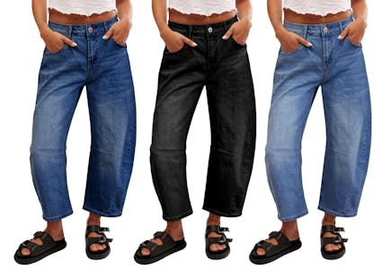 Women's Barrel Jeans