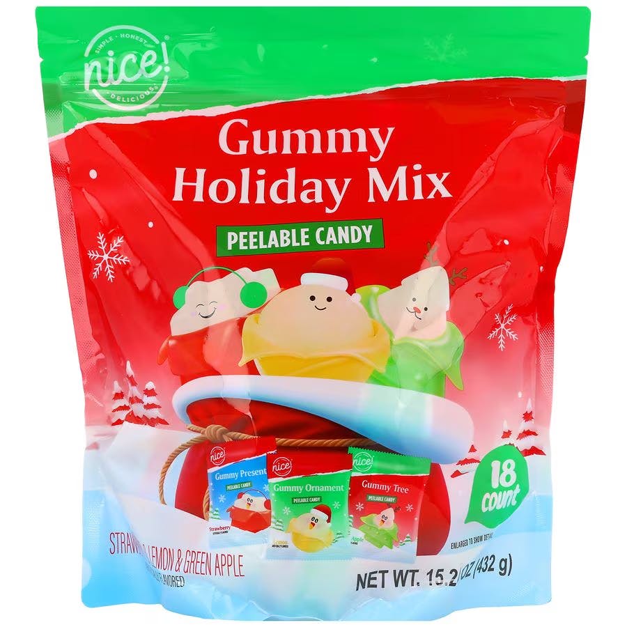 Peelable Gummy Holiday Mix