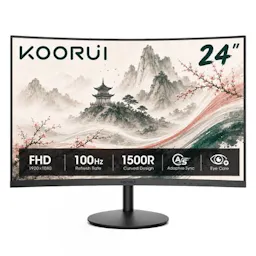 Curved Computer Monitor