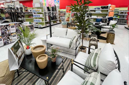 home and garden area inside target