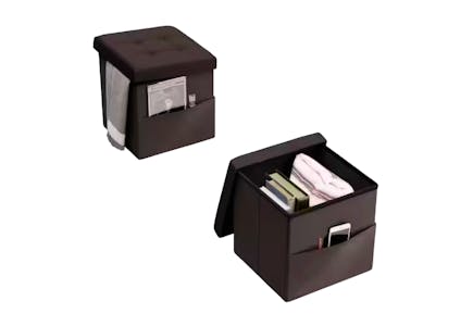 Lavish Home Storage Ottoman