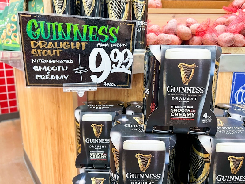 Guinness stout at trader joes