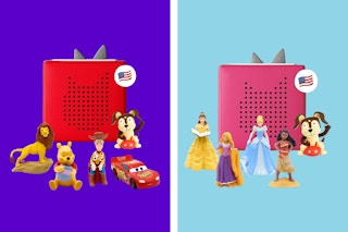 B09V6Y46KL B09V721RNW Toniebox Woody, Lightning McQueen, Simba, Winnie-The-Pooh, and Playtime Puppy, Disney Princesses Cinderella Moana