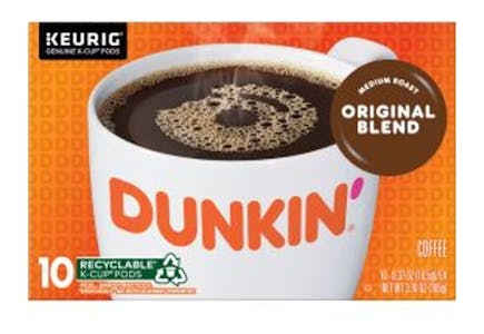 Dunkin Coffee Pods