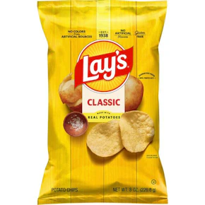 2 Lay's Chips Bags