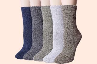 YSense Women's Wool Socks 5-Pack B07F63NYWF