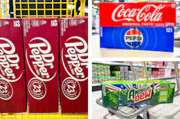soda 12 packs collage