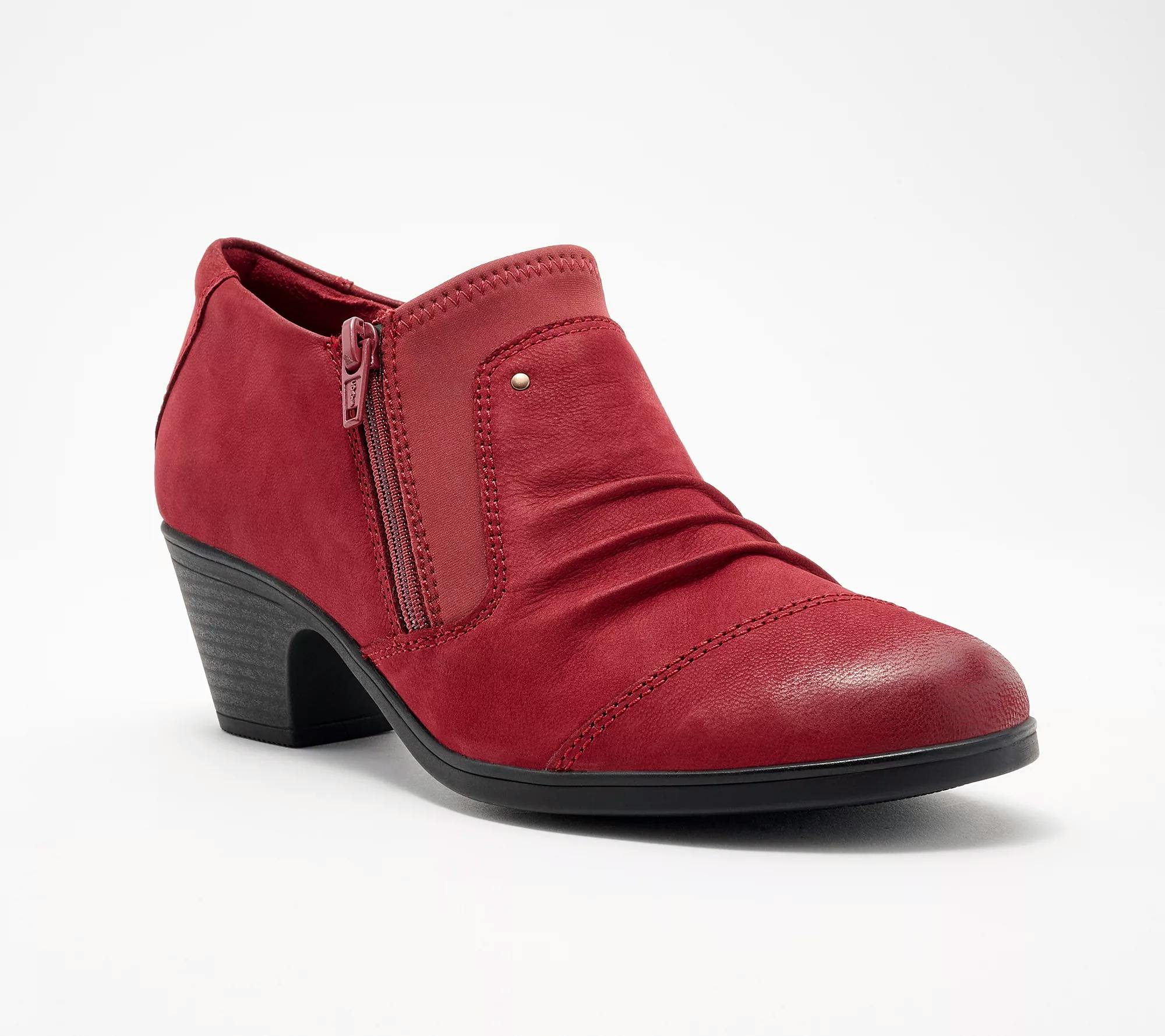 Clarks Leather Heeled Shooties