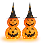 Birch Lane LED Jack-O-Lantern Set
