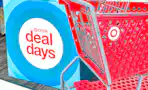 target circle deal days sign and target cart