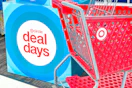target circle deal days sign and target cart