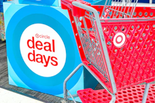 target circle deal days sign and target cart