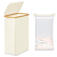 Slim Laundry Basket with Lid