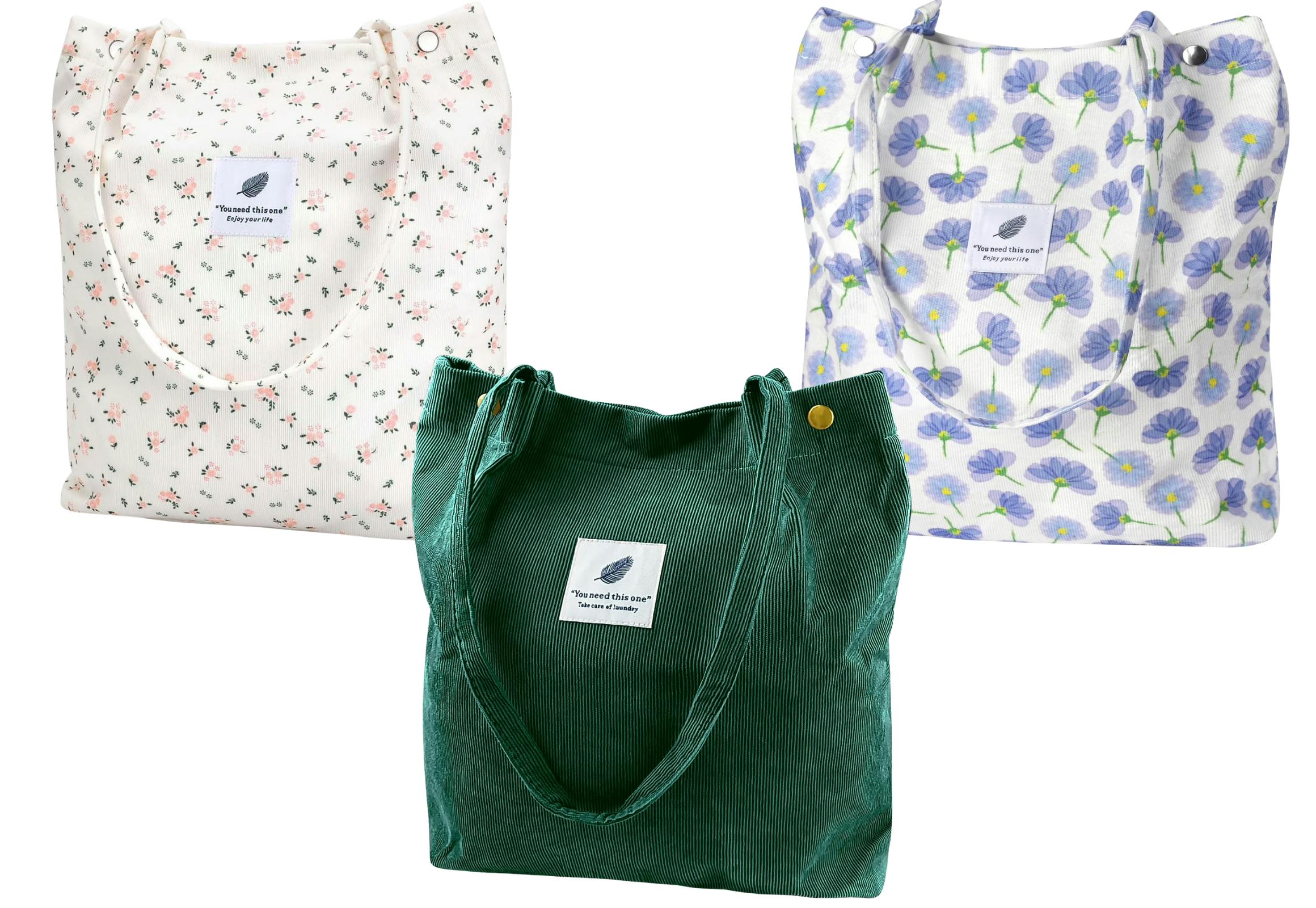 Corduroy Tote Bag