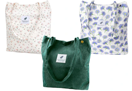 Corduroy Tote Bag